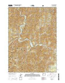 Galice Oregon Current topographic map, 1:24000 scale, 7.5 X 7.5 Minute, Year 2014