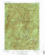 Galice Oregon Historical topographic map, 1:62500 scale, 15 X 15 Minute, Year 1946