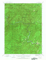 Galice Oregon Historical topographic map, 1:62500 scale, 15 X 15 Minute, Year 1946