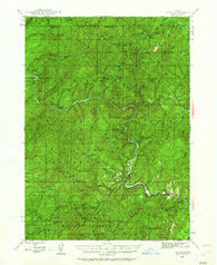 Galice Oregon Historical topographic map, 1:62500 scale, 15 X 15 Minute, Year 1946