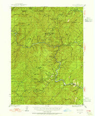Galice Oregon Historical topographic map, 1:62500 scale, 15 X 15 Minute, Year 1946