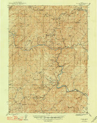 Galice Oregon Historical topographic map, 1:62500 scale, 15 X 15 Minute, Year 1948