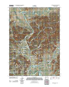 Garden Valley Oregon Historical topographic map, 1:24000 scale, 7.5 X 7.5 Minute, Year 2011