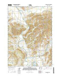 Garden Valley Oregon Current topographic map, 1:24000 scale, 7.5 X 7.5 Minute, Year 2014