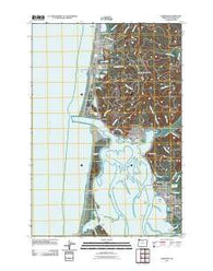 Garibaldi Oregon Historical topographic map, 1:24000 scale, 7.5 X 7.5 Minute, Year 2011