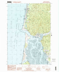 Garibaldi Oregon Historical topographic map, 1:24000 scale, 7.5 X 7.5 Minute, Year 1985