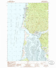 Garibaldi Oregon Historical topographic map, 1:24000 scale, 7.5 X 7.5 Minute, Year 1985