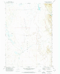 Garrison Lake Oregon Historical topographic map, 1:24000 scale, 7.5 X 7.5 Minute, Year 1971