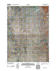 Garrison Lake Oregon Historical topographic map, 1:24000 scale, 7.5 X 7.5 Minute, Year 2011