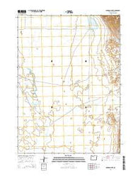 Garrison Lake Oregon Current topographic map, 1:24000 scale, 7.5 X 7.5 Minute, Year 2014