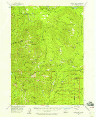 Garwood Butte Oregon Historical topographic map, 1:62500 scale, 15 X 15 Minute, Year 1956