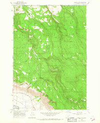 Gasset Bluff Oregon Historical topographic map, 1:24000 scale, 7.5 X 7.5 Minute, Year 1965
