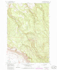 Gasset Bluff Oregon Historical topographic map, 1:24000 scale, 7.5 X 7.5 Minute, Year 1965