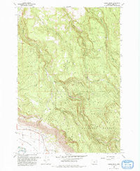 Gasset Bluff Oregon Historical topographic map, 1:24000 scale, 7.5 X 7.5 Minute, Year 1993