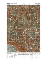 Gasset Bluff Oregon Historical topographic map, 1:24000 scale, 7.5 X 7.5 Minute, Year 2011