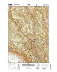 Gasset Bluff Oregon Current topographic map, 1:24000 scale, 7.5 X 7.5 Minute, Year 2014