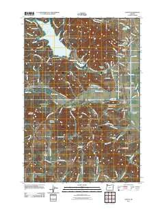 Gaston Oregon Historical topographic map, 1:24000 scale, 7.5 X 7.5 Minute, Year 2011