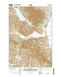 Gaston Oregon Current topographic map, 1:24000 scale, 7.5 X 7.5 Minute, Year 2014