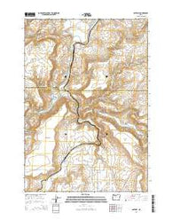 Gateway Oregon Current topographic map, 1:24000 scale, 7.5 X 7.5 Minute, Year 2014