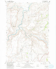 Gateway Oregon Historical topographic map, 1:24000 scale, 7.5 X 7.5 Minute, Year 1962