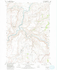 Gateway Oregon Historical topographic map, 1:24000 scale, 7.5 X 7.5 Minute, Year 1962