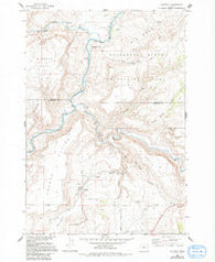Gateway Oregon Historical topographic map, 1:24000 scale, 7.5 X 7.5 Minute, Year 1962