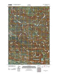 Gawley Creek Oregon Historical topographic map, 1:24000 scale, 7.5 X 7.5 Minute, Year 2011