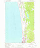 Gearhart Oregon Historical topographic map, 1:24000 scale, 7.5 X 7.5 Minute, Year 1949