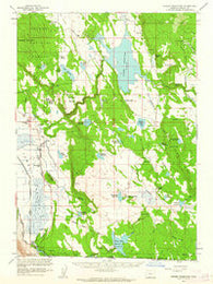 Gerber Reservoir Oregon Historical topographic map, 1:62500 scale, 15 X 15 Minute, Year 1960