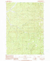 Gerow Butte Oregon Historical topographic map, 1:24000 scale, 7.5 X 7.5 Minute, Year 1990