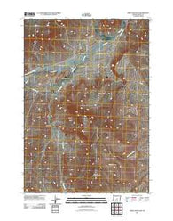 Gerry Mountain Oregon Historical topographic map, 1:24000 scale, 7.5 X 7.5 Minute, Year 2011