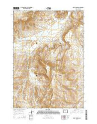 Gerry Mountain Oregon Current topographic map, 1:24000 scale, 7.5 X 7.5 Minute, Year 2014