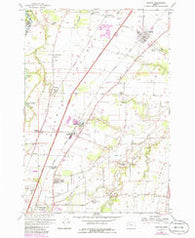 Gervais Oregon Historical topographic map, 1:24000 scale, 7.5 X 7.5 Minute, Year 1957