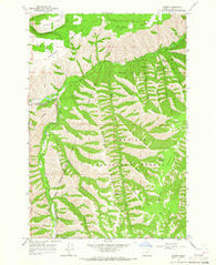 Gibbon Oregon Historical topographic map, 1:24000 scale, 7.5 X 7.5 Minute, Year 1964