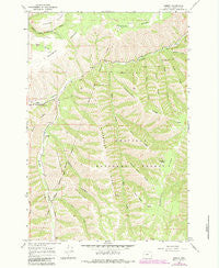 Gibbon Oregon Historical topographic map, 1:24000 scale, 7.5 X 7.5 Minute, Year 1964