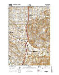Gladstone Oregon Current topographic map, 1:24000 scale, 7.5 X 7.5 Minute, Year 2014