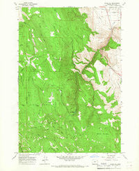 Glass Hill Oregon Historical topographic map, 1:24000 scale, 7.5 X 7.5 Minute, Year 1965