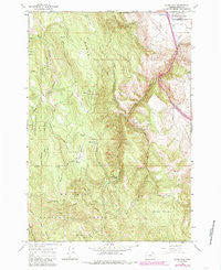 Glass Hill Oregon Historical topographic map, 1:24000 scale, 7.5 X 7.5 Minute, Year 1965