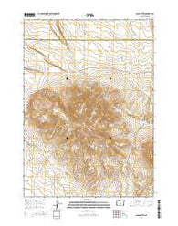 Glass Buttes Oregon Current topographic map, 1:24000 scale, 7.5 X 7.5 Minute, Year 2014