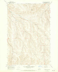 Gleason Butte Oregon Historical topographic map, 1:24000 scale, 7.5 X 7.5 Minute, Year 1968