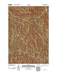 Gleason Butte Oregon Historical topographic map, 1:24000 scale, 7.5 X 7.5 Minute, Year 2011