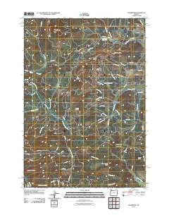 Glenbrook Oregon Historical topographic map, 1:24000 scale, 7.5 X 7.5 Minute, Year 2011