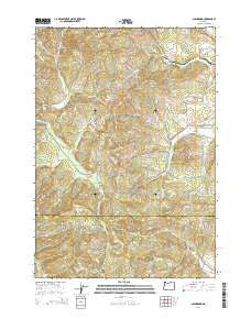 Glenbrook Oregon Current topographic map, 1:24000 scale, 7.5 X 7.5 Minute, Year 2014