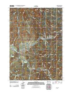 Glide Oregon Historical topographic map, 1:24000 scale, 7.5 X 7.5 Minute, Year 2011