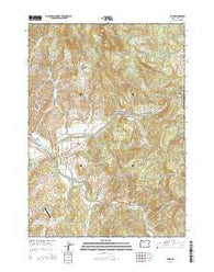 Glide Oregon Current topographic map, 1:24000 scale, 7.5 X 7.5 Minute, Year 2014