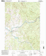 Glide Oregon Historical topographic map, 1:24000 scale, 7.5 X 7.5 Minute, Year 1987