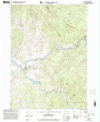 Glide Oregon Historical topographic map, 1:24000 scale, 7.5 X 7.5 Minute, Year 1987