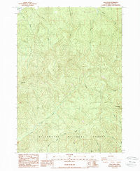 Goat Point Oregon Historical topographic map, 1:24000 scale, 7.5 X 7.5 Minute, Year 1988