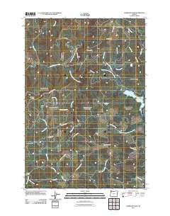 Gobblers Knob Oregon Historical topographic map, 1:24000 scale, 7.5 X 7.5 Minute, Year 2011