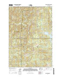 Gobblers Knob Oregon Current topographic map, 1:24000 scale, 7.5 X 7.5 Minute, Year 2014